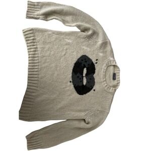 Wooden Ships M/L mohair blend Sweater In Black